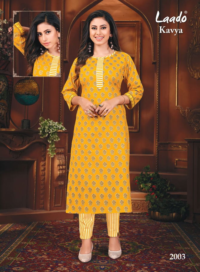 Kavya Vol 2 By Laado Kurti With Bottom Catalog
